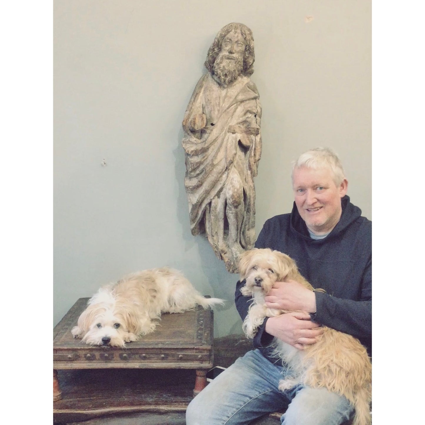 Italian Limewood Carving of Saint Paul with Traces of Original Polychrome, c.1480