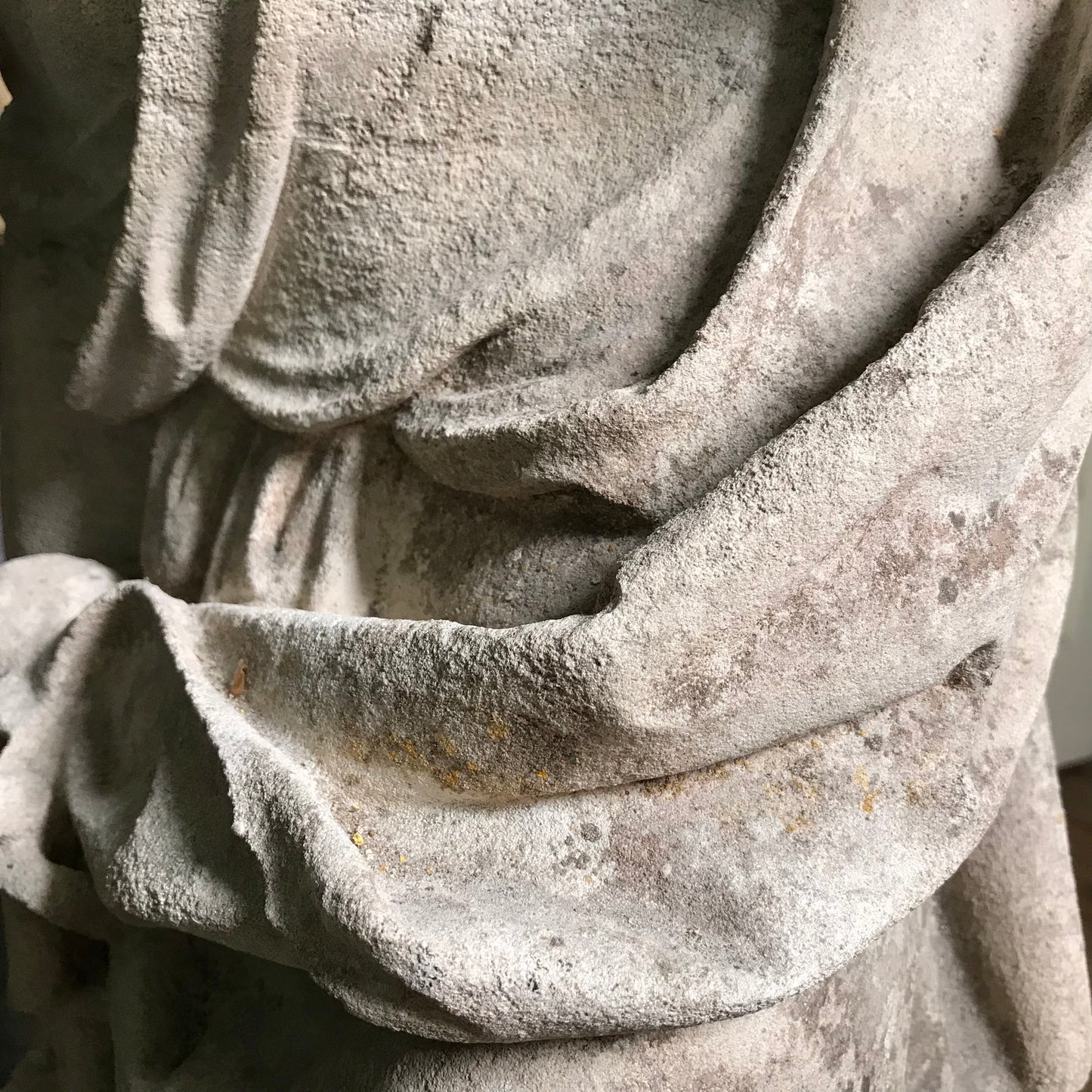 Exquisite 17th-18th Century Limestone Statue of Aristotle from French Chateaux de Percy-Le-Pautel