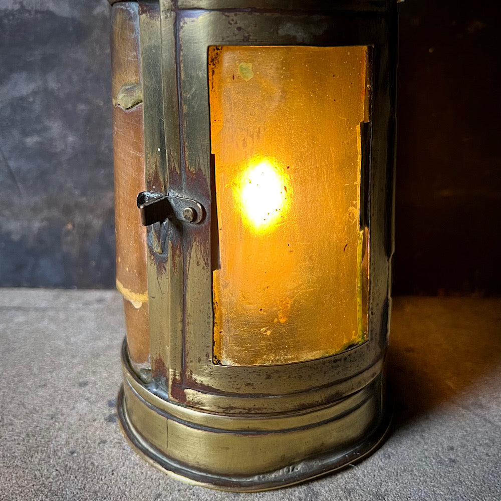 Ecclesiastical Brass and Horn ‘Lanthorn’ Lantern c.1700