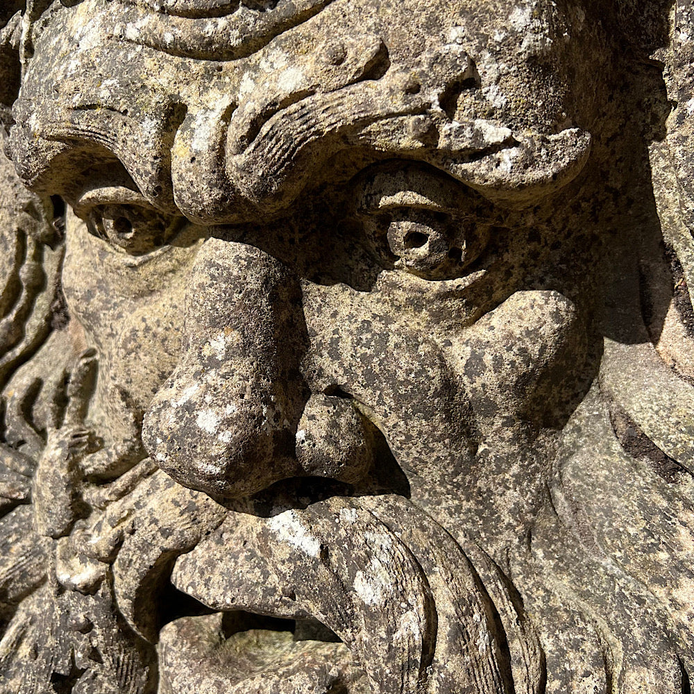 Neptune Mascaron Wall Fountain