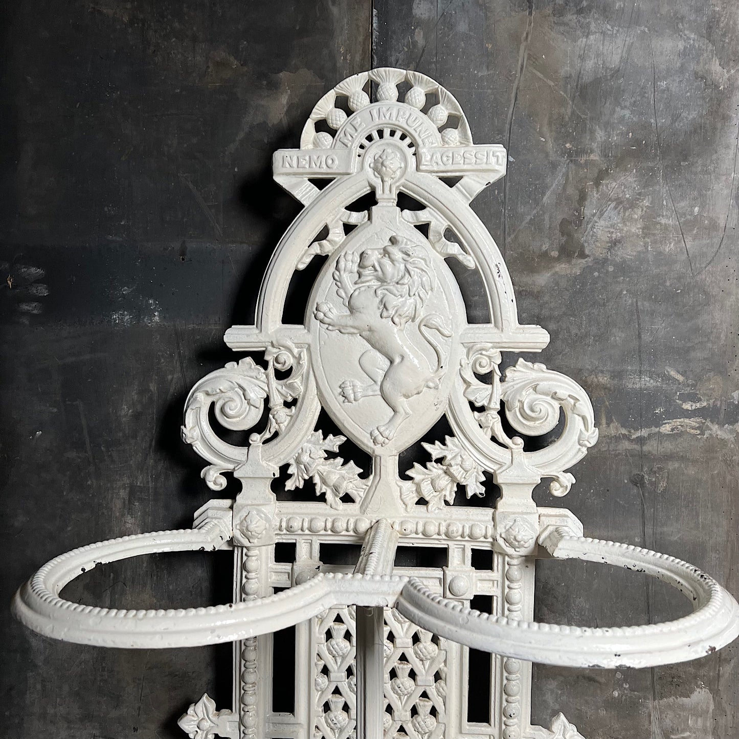 Large Scottish Country House Cast Iron Stick Stand c.1880