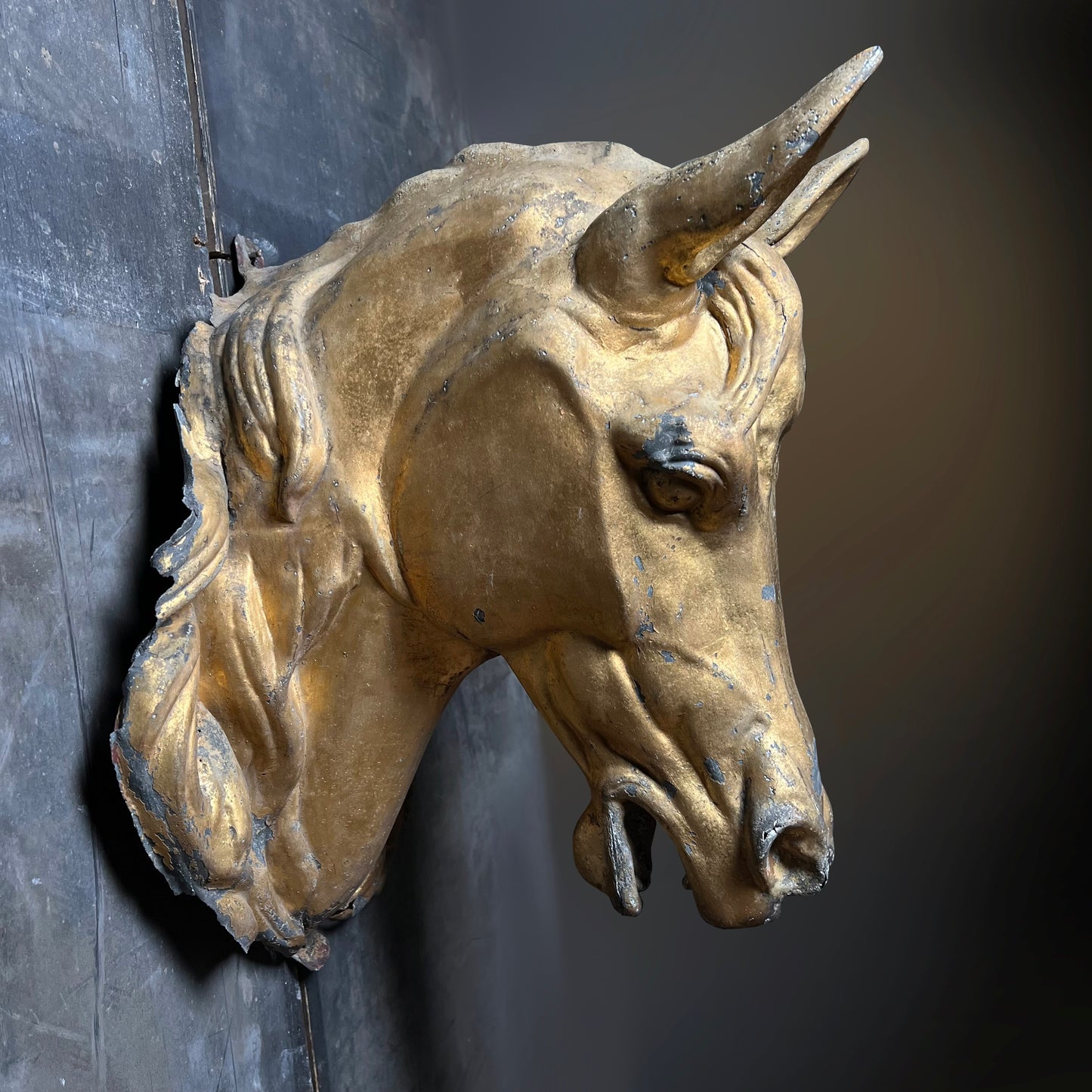 Zinc Horse Head Trade Sign c.1880