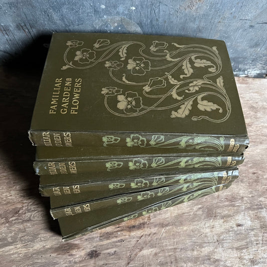 Rare Set of “Familiar Garden Flowers” Books 1907