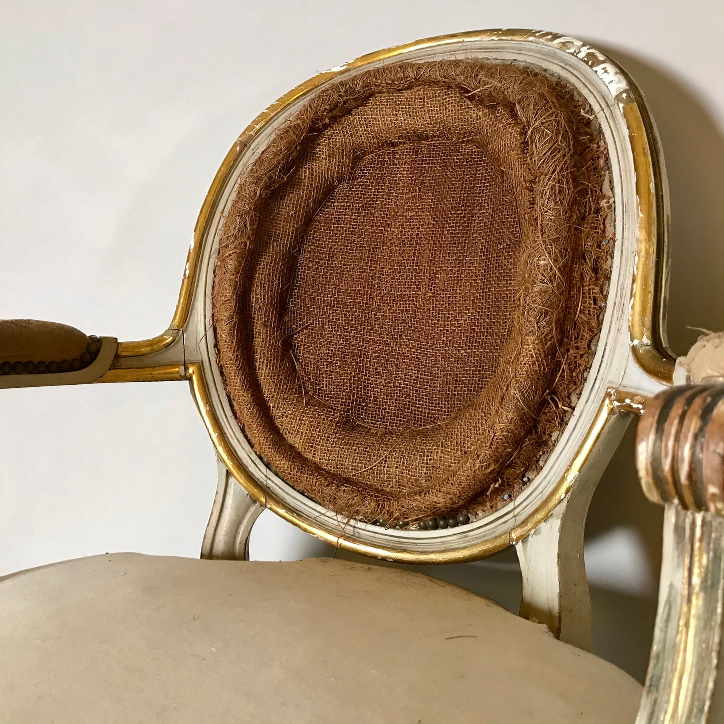 Pair of Louis XVI Fauteuil French Chairs