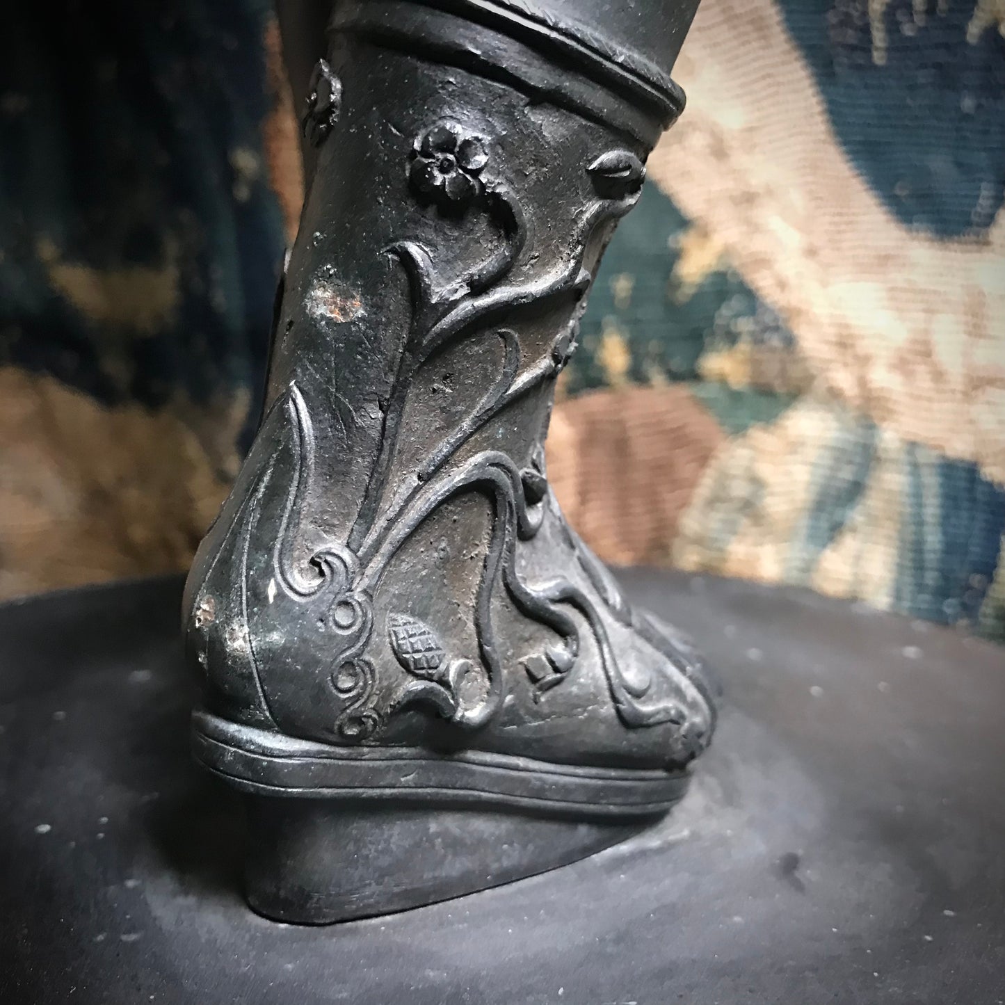 “Narcissus” Bronze by Sabatino de Angelis & Fils dated 1889