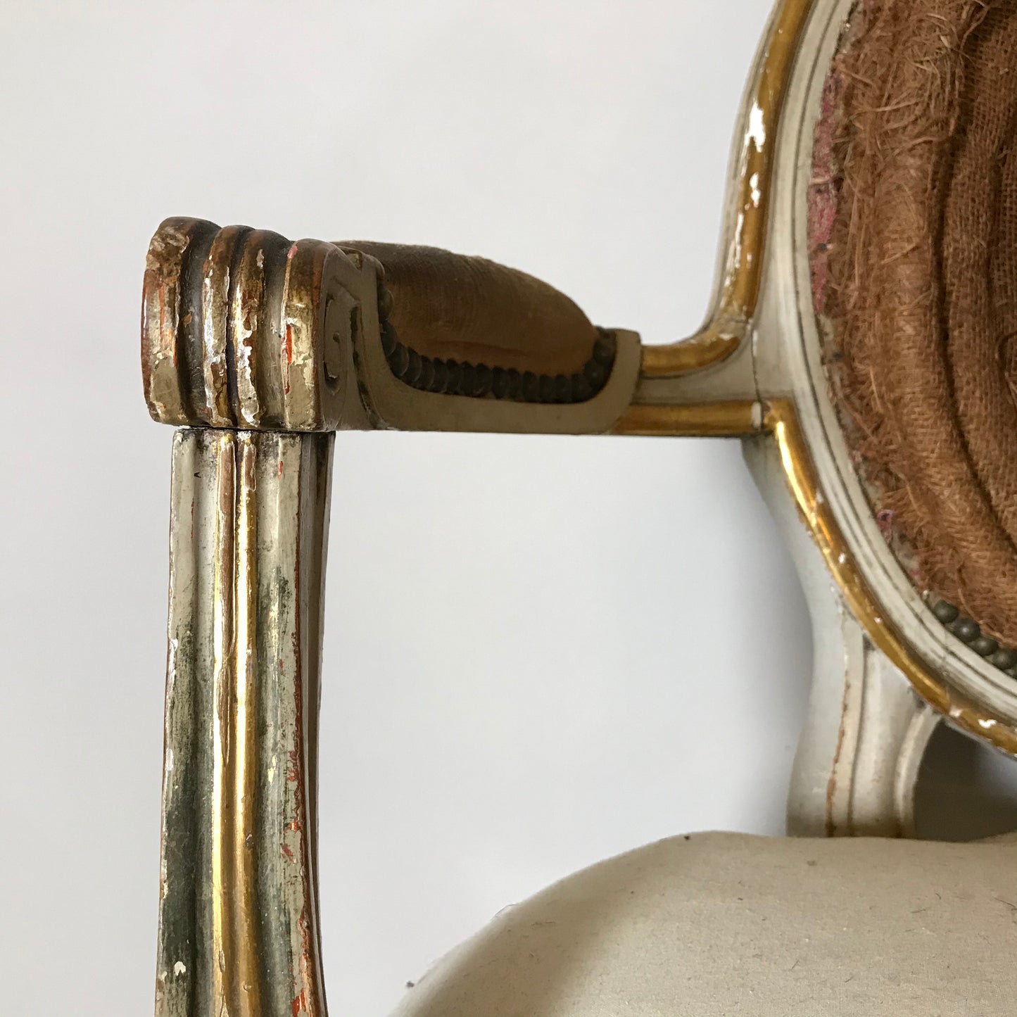 Pair of Louis XVI Fauteuil French Chairs