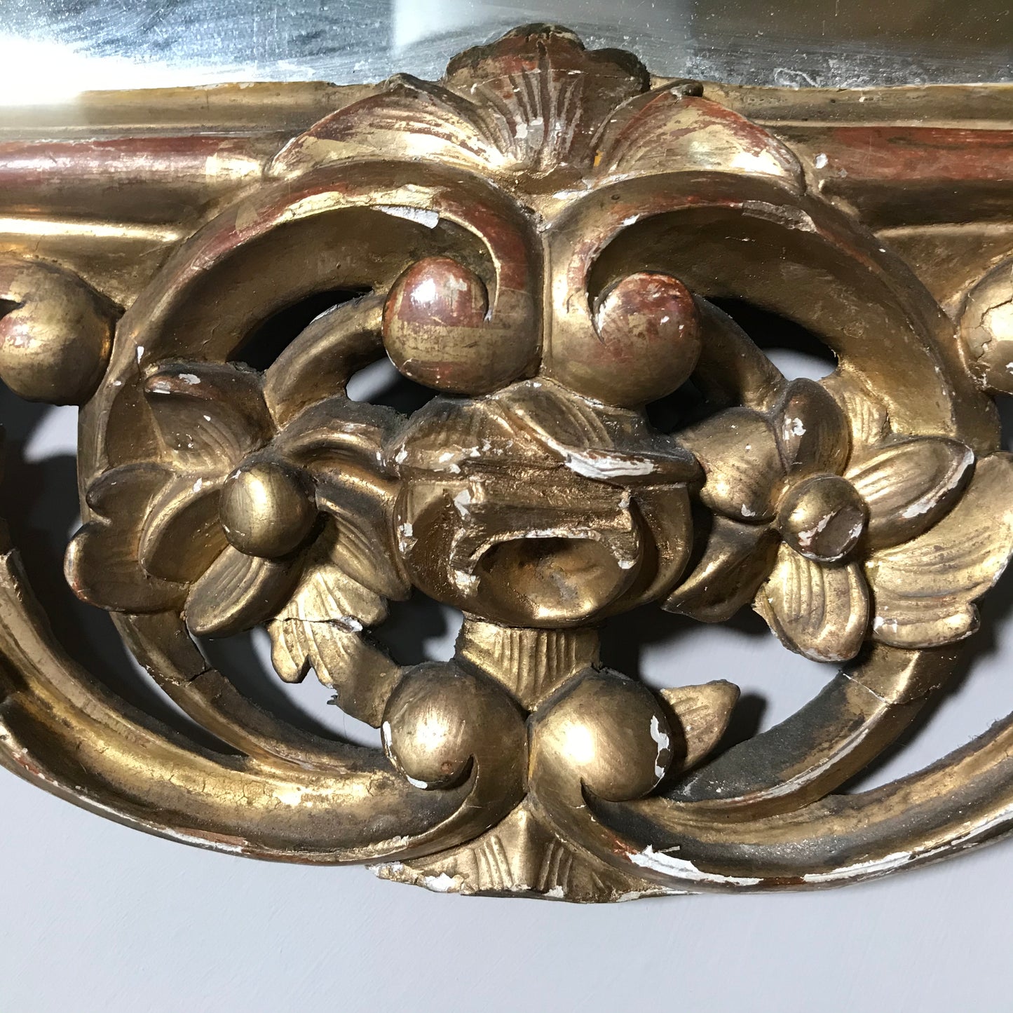 19th Century French Gilt Carved Mirror