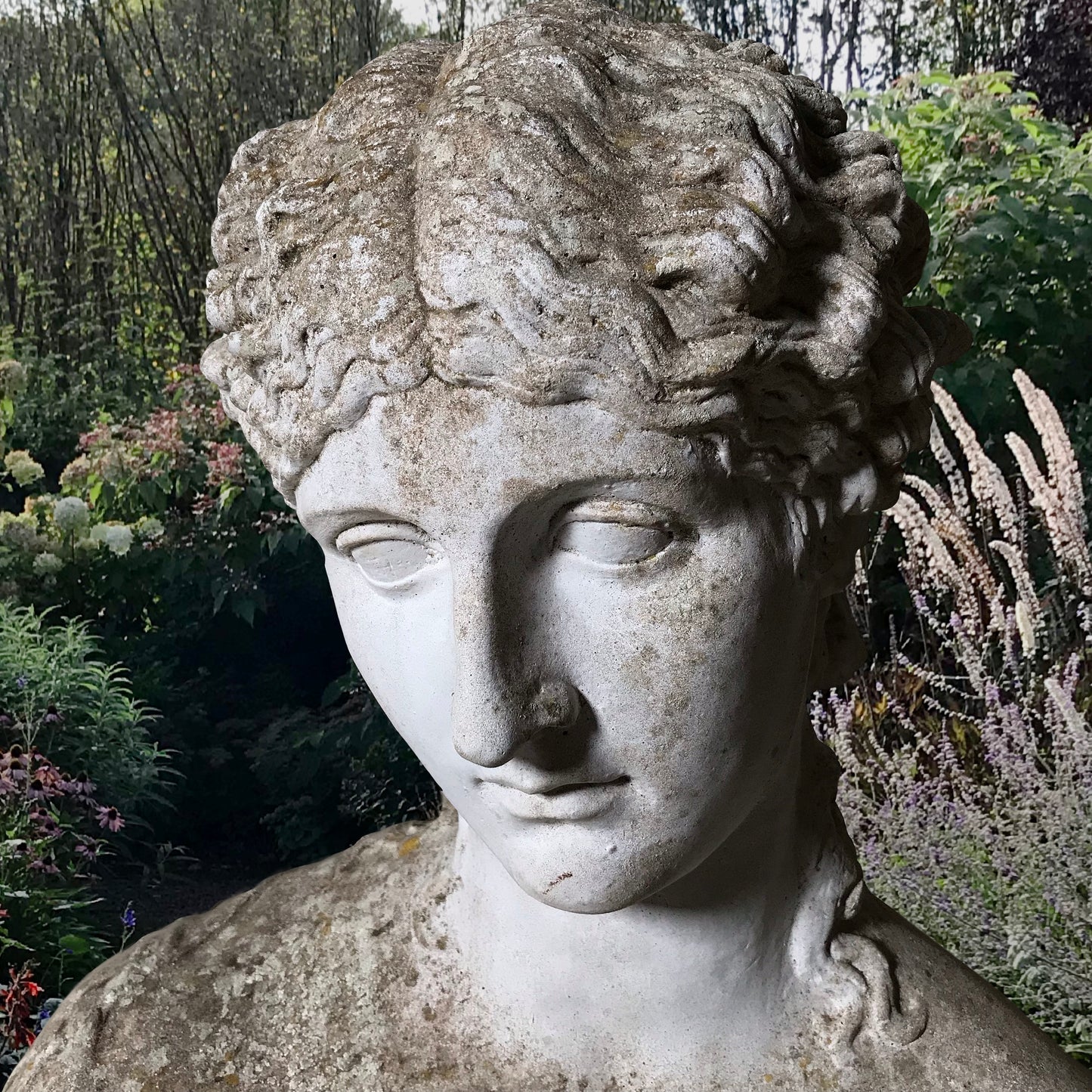 Busts of Athena and Antonia with Plinths