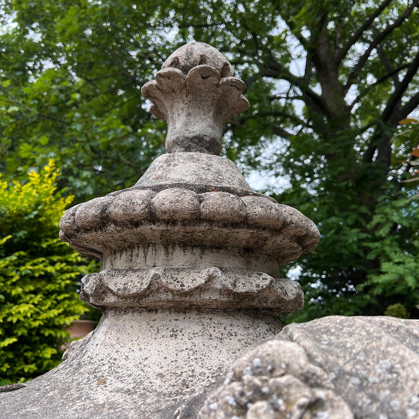 Giant Centrepiece Urn with Gothic Heads