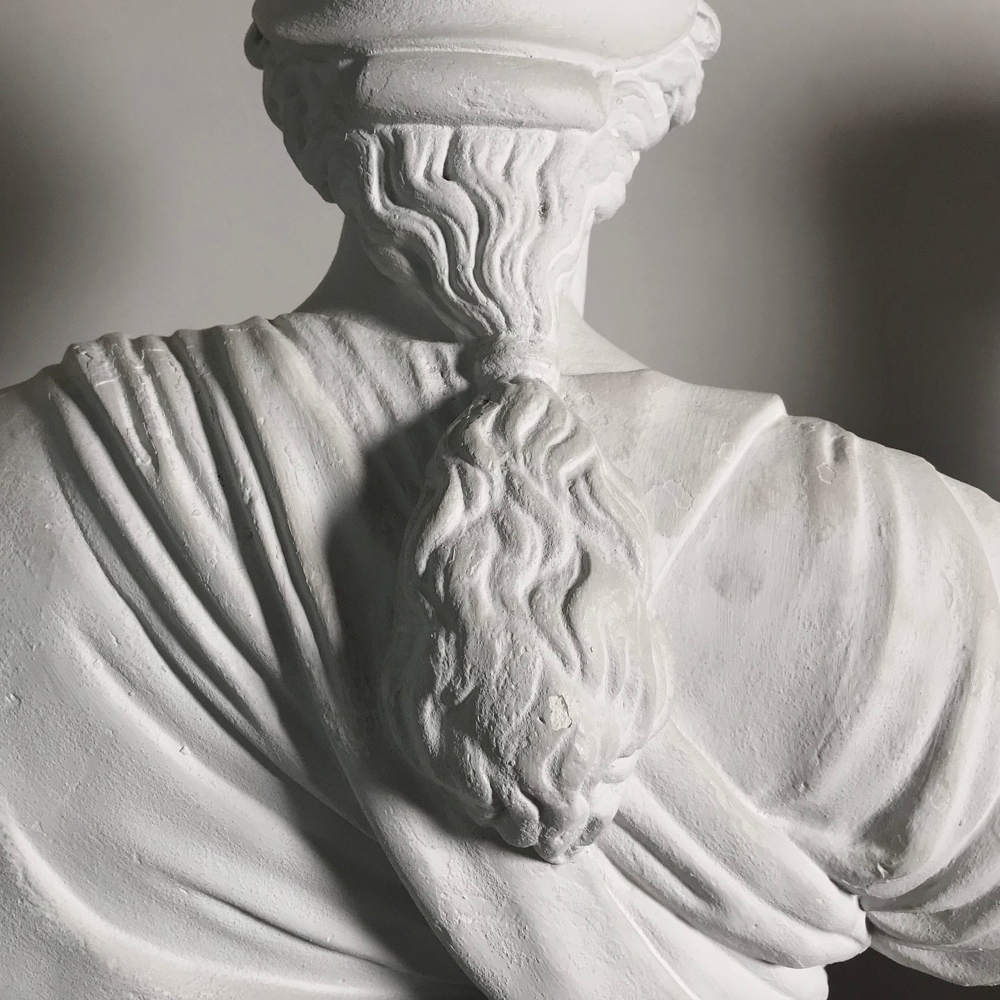 Life-size Regency Humphrey Hopper Plaster Statues of Athena and Demeter from Harewood House c.1815