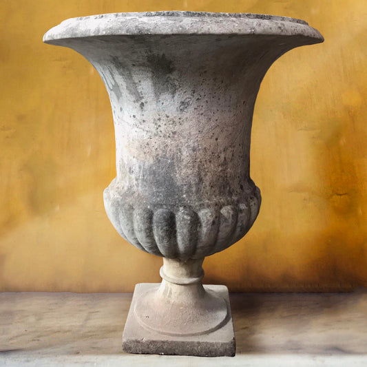 Huge Century Italian Grand Tour Carrara Marble Urn c.1790