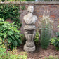 Scrolled French Sectional Carved Stone Pedestal c.1670 & Later