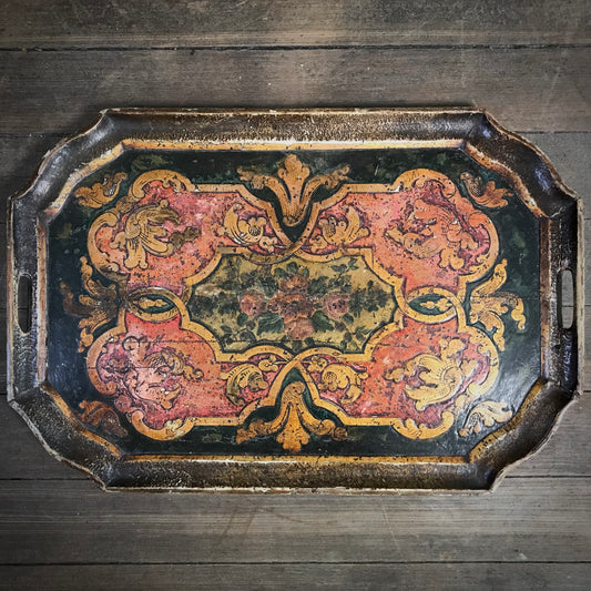 Venetian Lacquered Tray in the Rococo Style
Italy, circa 1860–1880