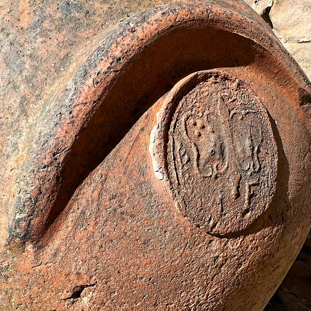 Florentine Terracotta of Impruneta Storage Jar with Paterae c. 17th Century