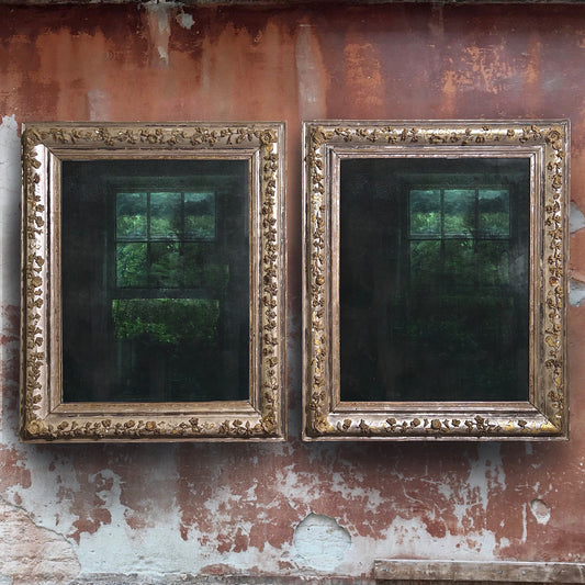 A Pair of Silver Gilt Floral Venetian Mirrors c.1750