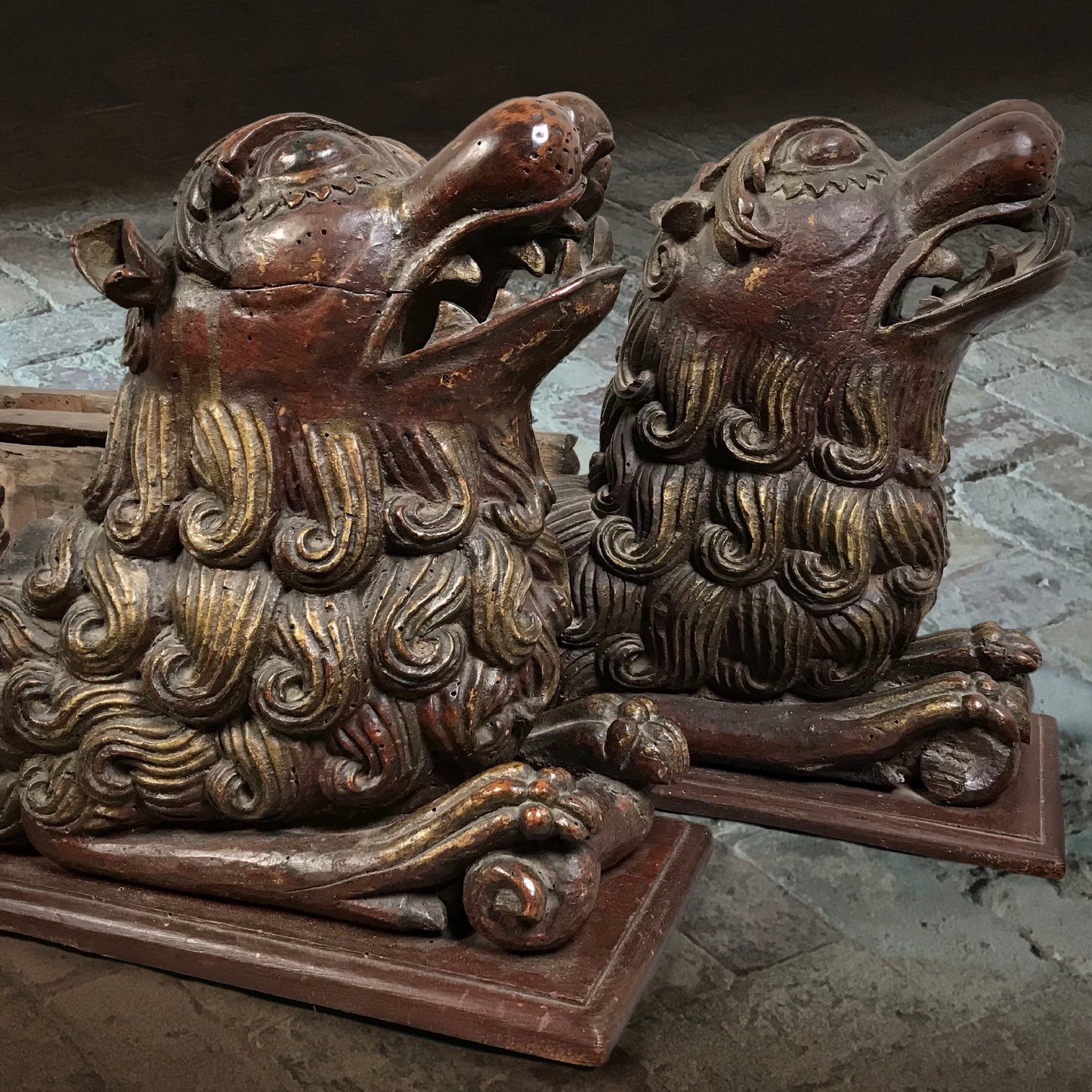 Stylobate Lions Italian Renaissance c.1460