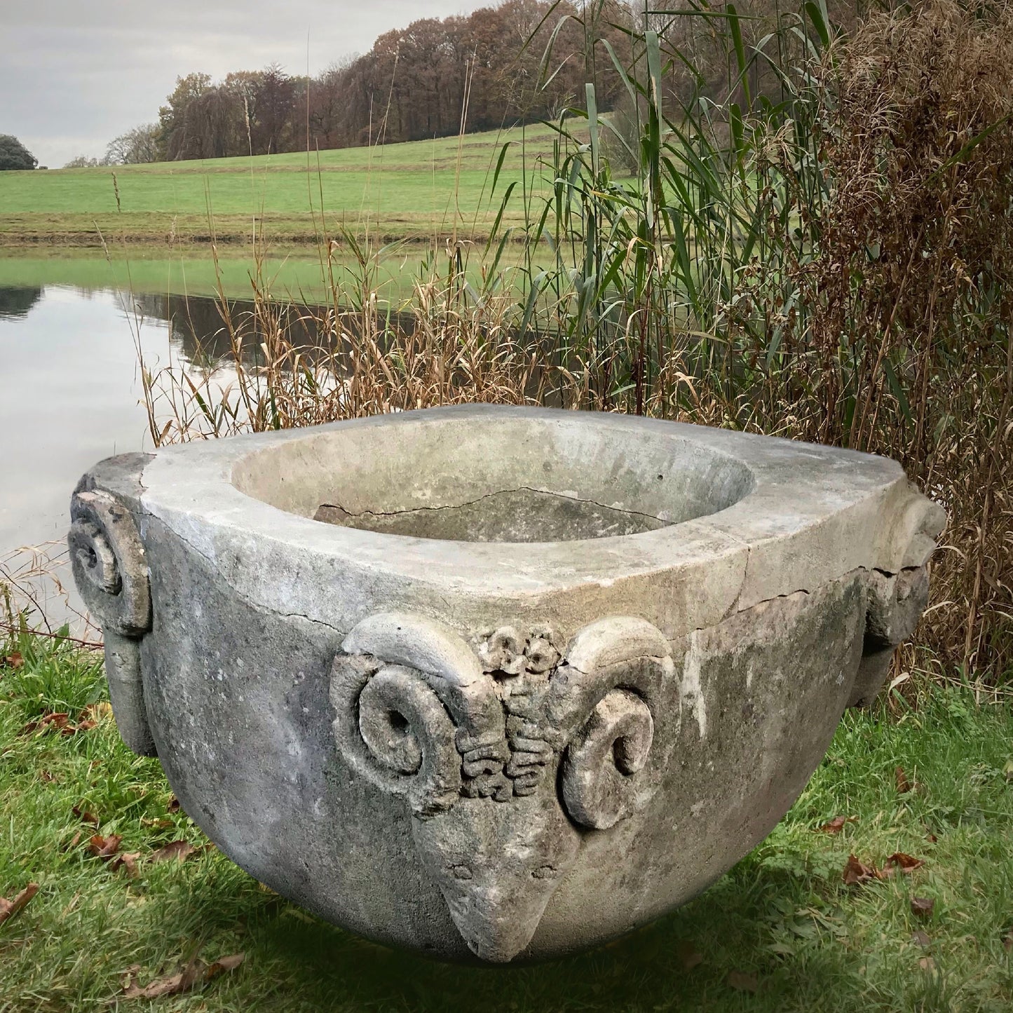 12th Century Rams Head Font