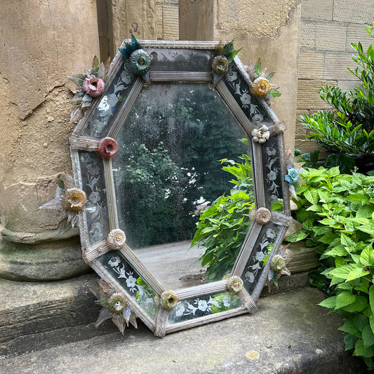 Italian Venetian Murano Mirror c.1920