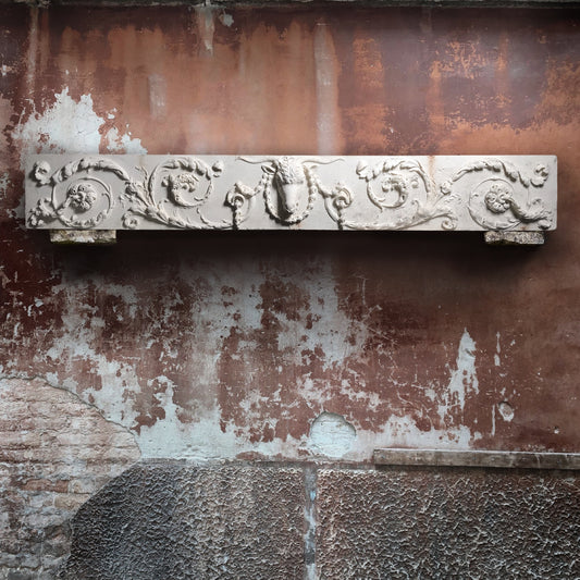 George II Classical Carrara Marble Frieze c.1750