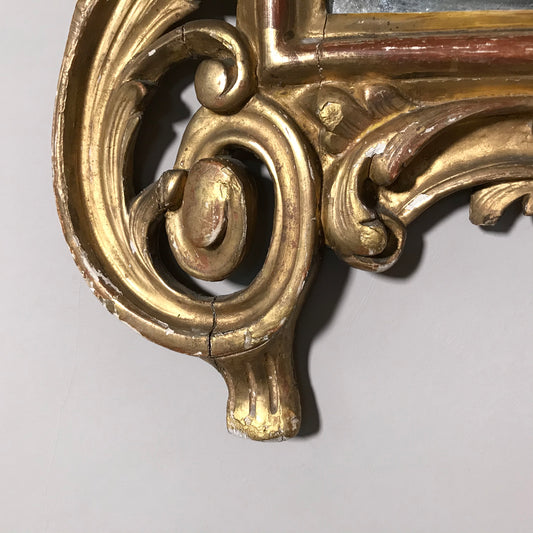 19th Century French Gilt Carved Mirror