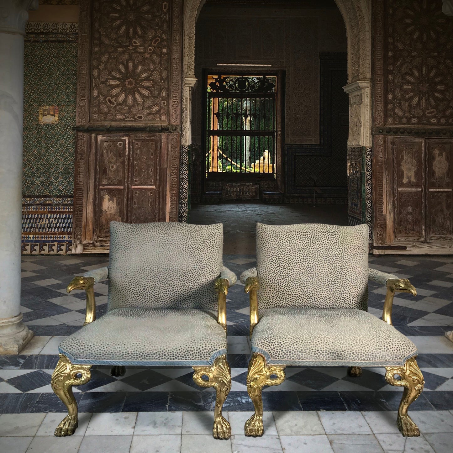 Pair of 20th Century George II ‘Royal Chairs’