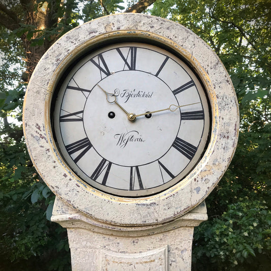 Late 18th Century Gustavian Mora Longcase Clock