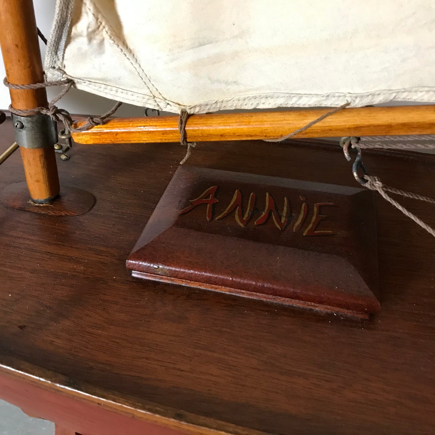 WJ Daniels Designed Racing Yacht “ANNIE” c.1930