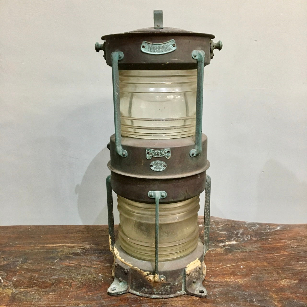 Ships Anchor Lantern by R. C. Murray & Co. c1920