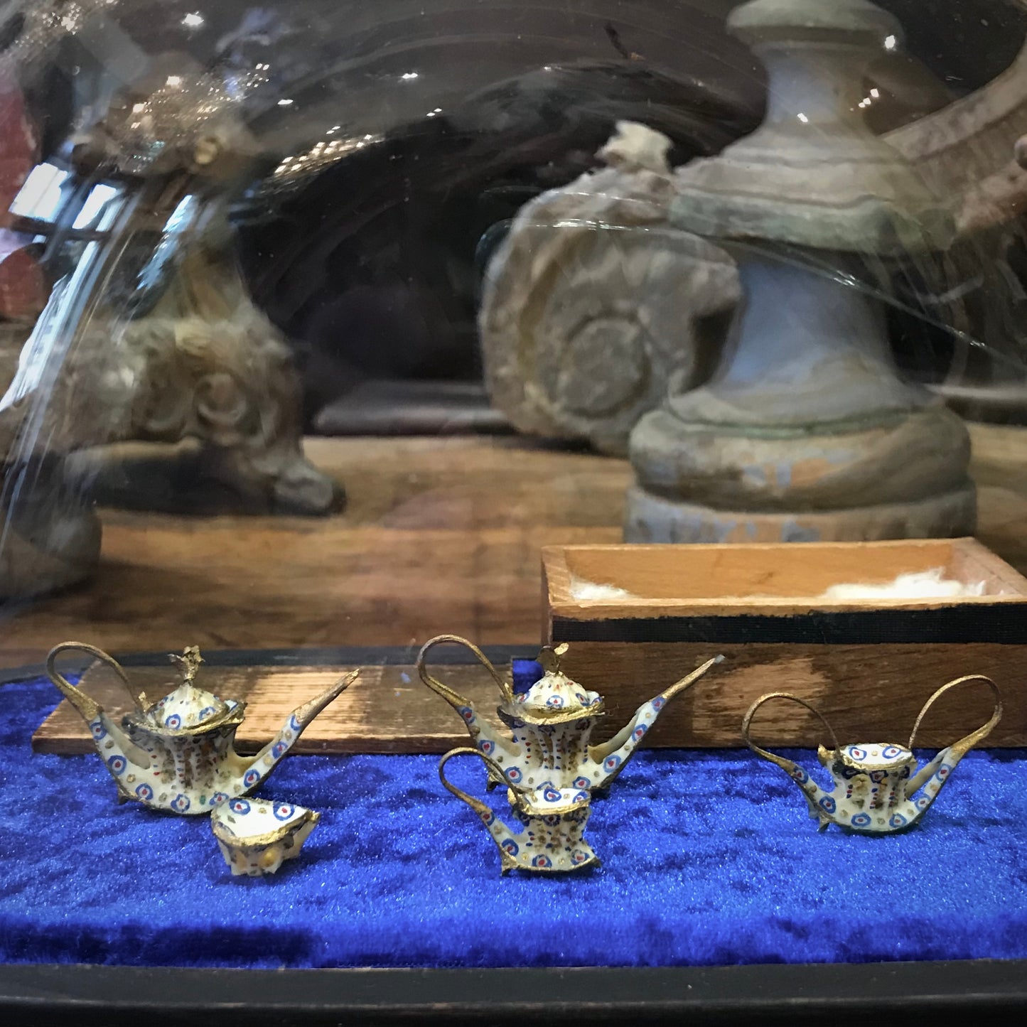 WWI Prisoner of War Fish Bone Vertebrae Tea Set