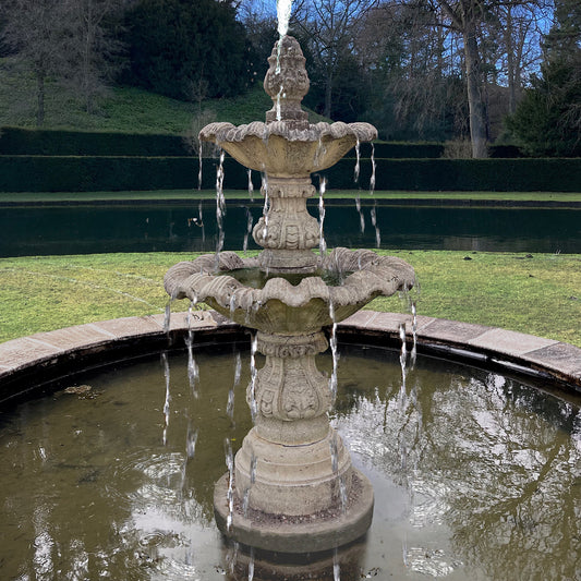 Two-Tier Italianate Clam Shell Fountain