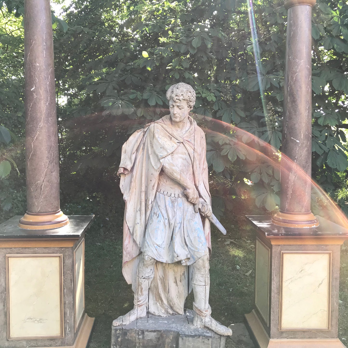 Life-Size Carved Italian Renaissance Knight