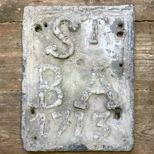 Rare Lead St Bartholomew's London Boundary Marker c.1713
