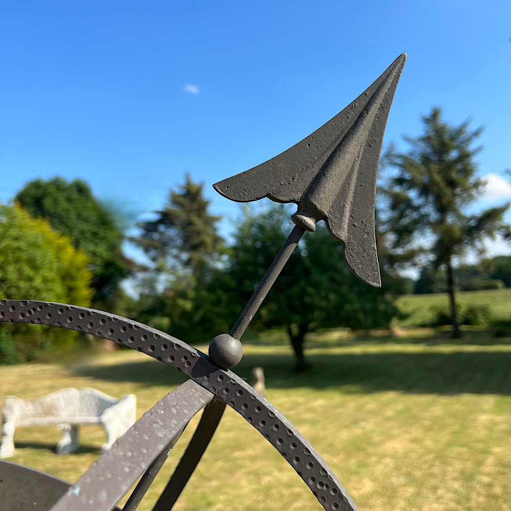 Armillary Sphere Sundial on Roman Column