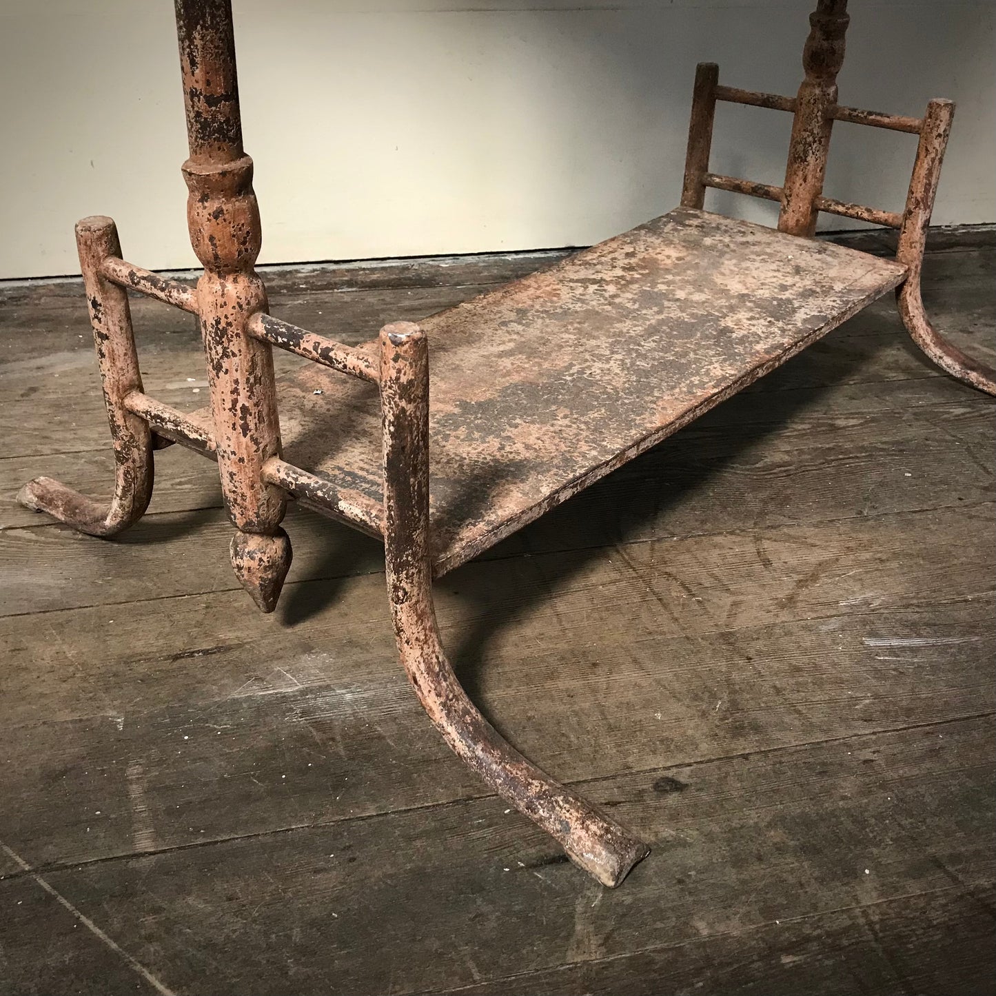 French Granite Top Metal Console Table c.1880