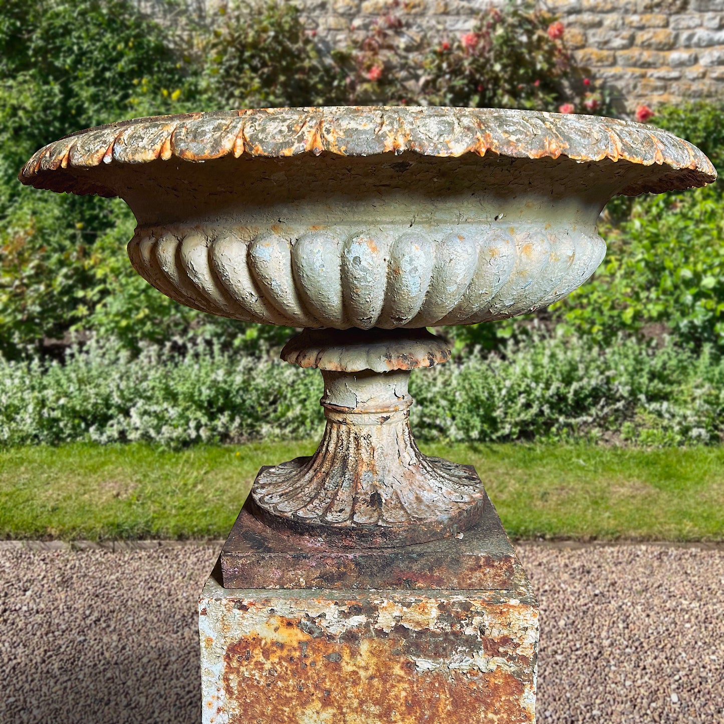 Early Handyside Tazza Centrepiece Urn No.9 & Plinth c.1860