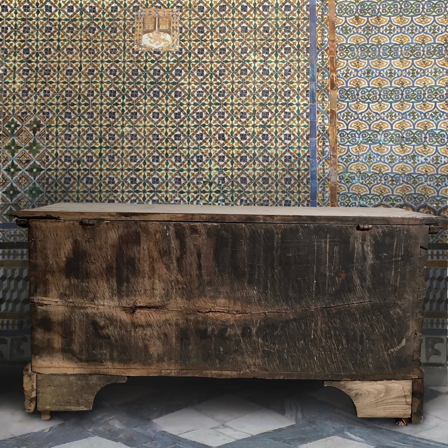 A Rare, Early European Coffer c.1550