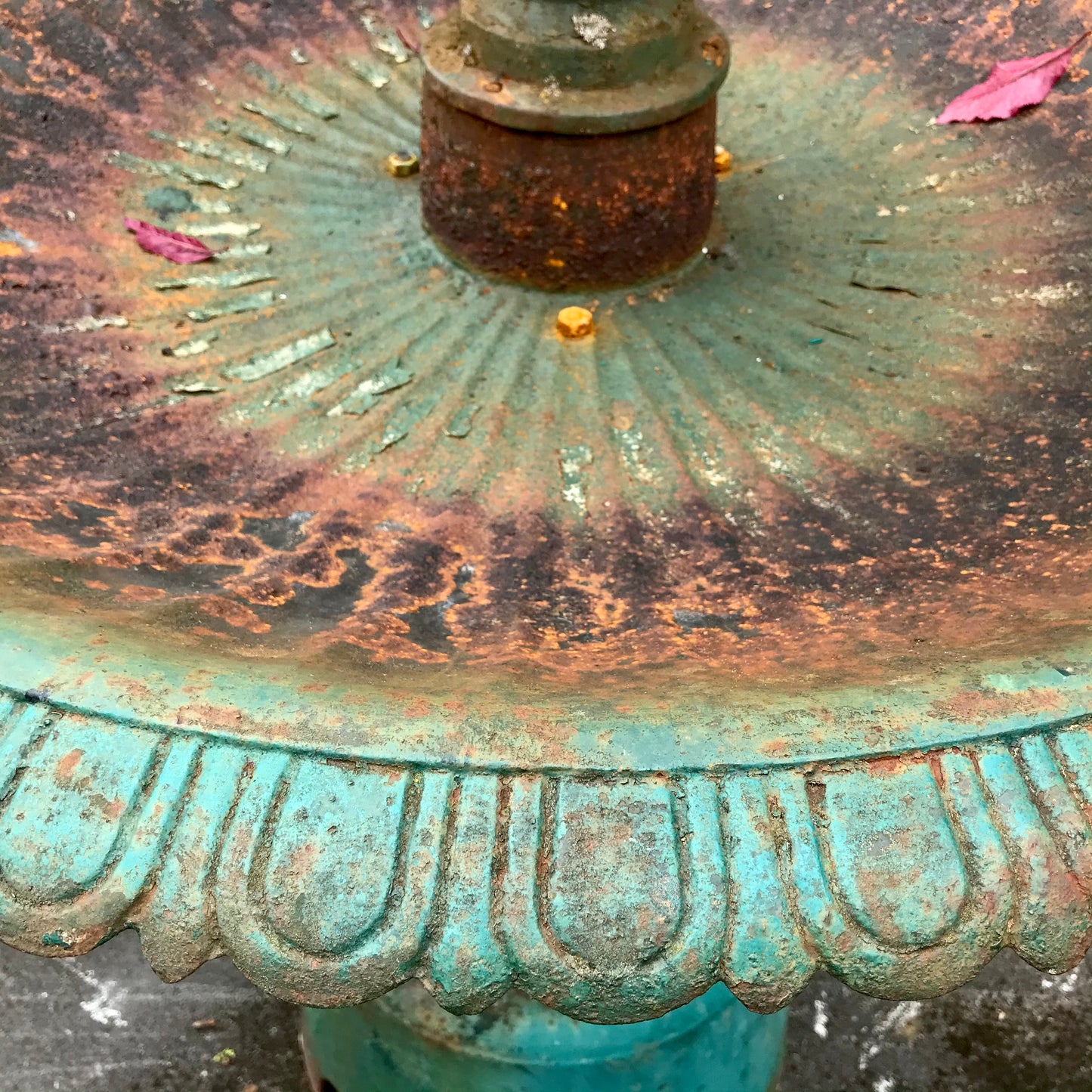 Three Tiered Cast Iron Swan Fountain