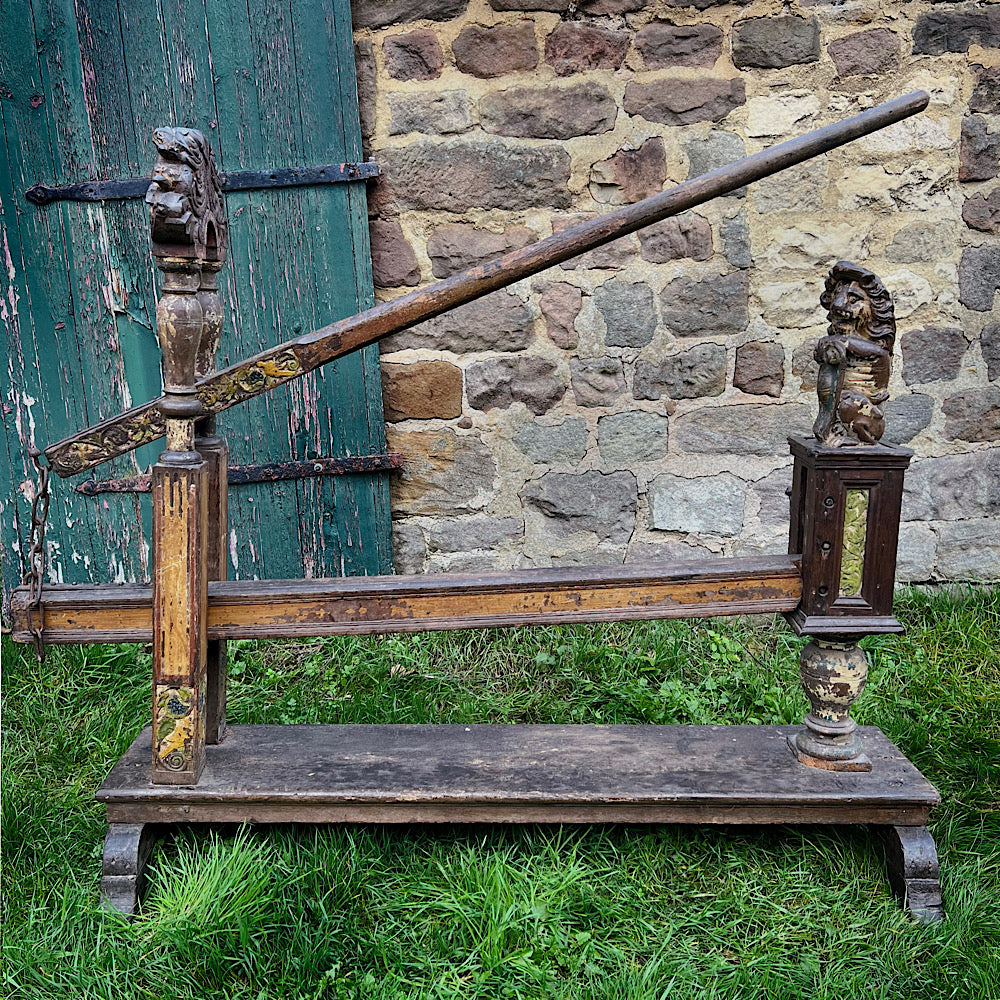 An Important Netherlandish Cheese Press c.1650