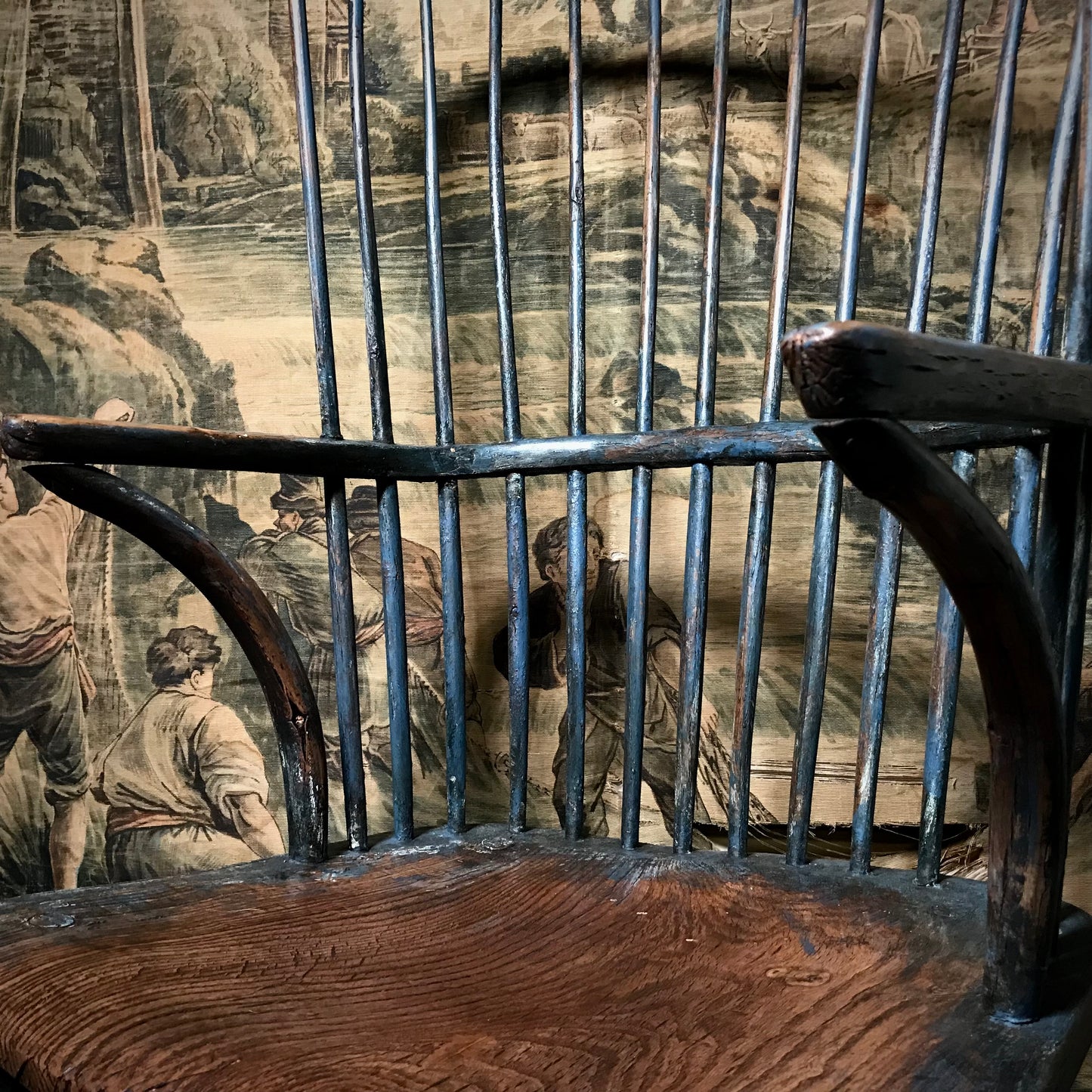 Leicestershire Comb-Back Windsor Armchair c.1780–1800