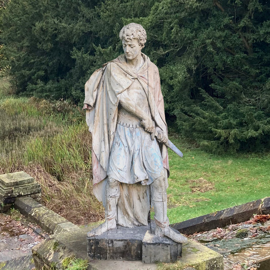 Life-Size Carved Italian Renaissance Knight