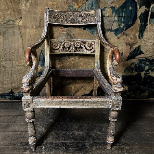 Italian Venetian Armchair c.1810