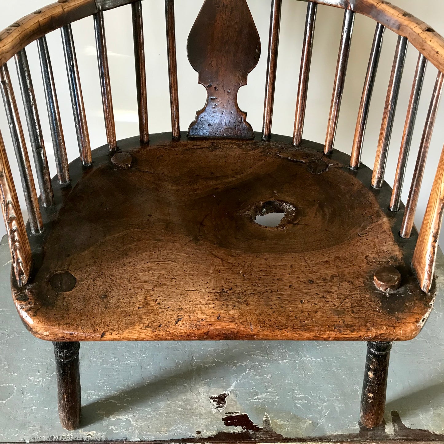 Rare Welsh Comb Back Windsor Armchair c.1780