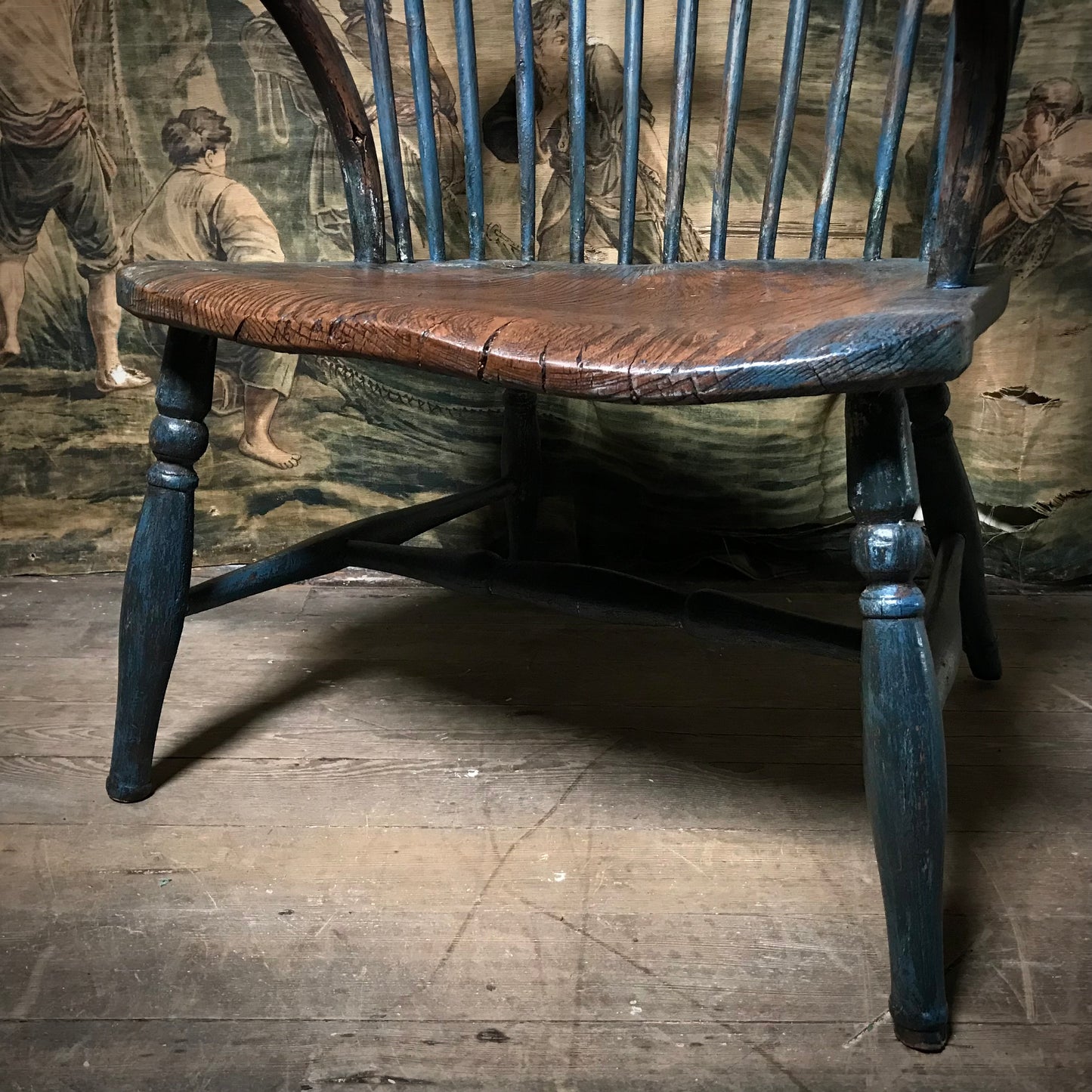 Leicestershire Comb-Back Windsor Armchair c.1780–1800