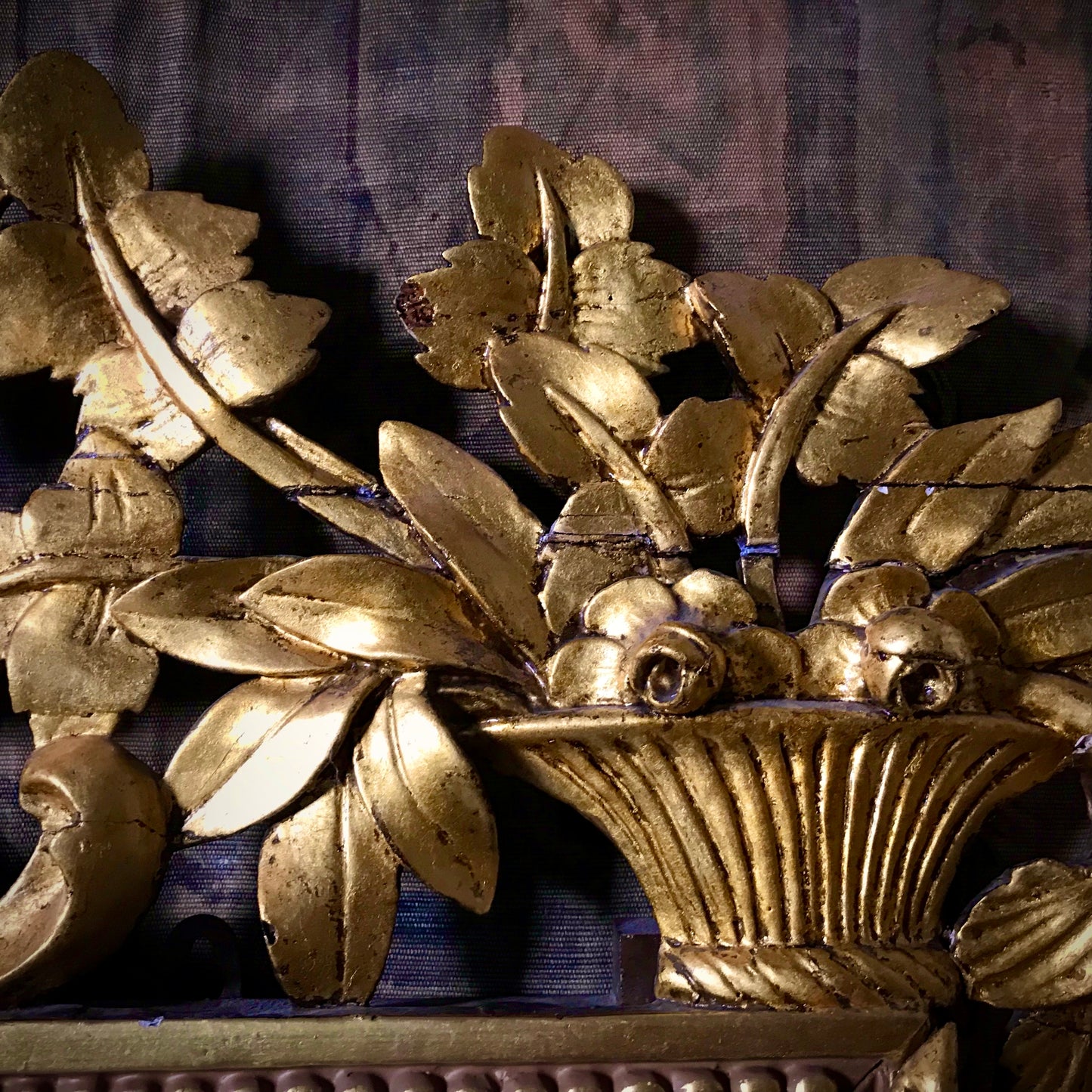 19th Century Carved & Gilded Overmantel Mirror