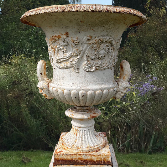 Huge Pair of Handyside Campana Urns No.1 & Plinths c.1880