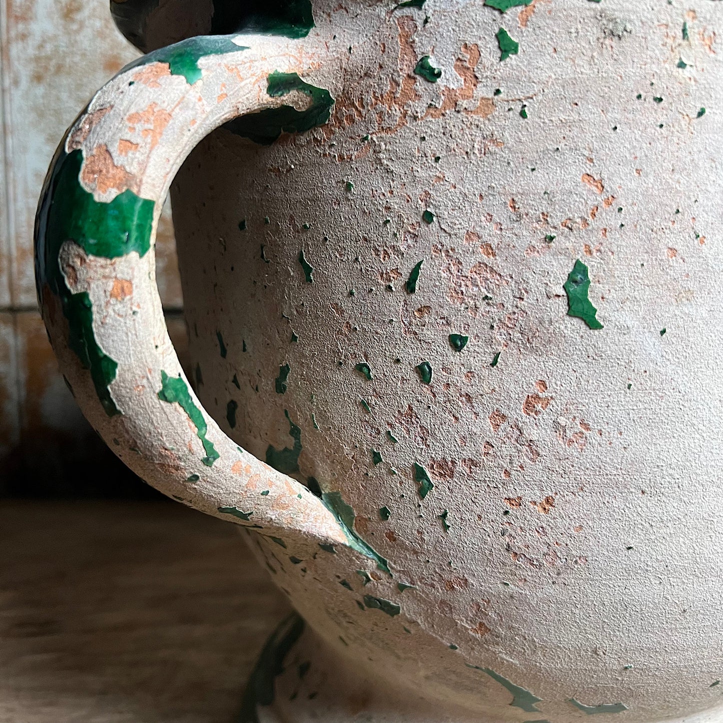 French Glazed Terracotta Castelnaudary Urn/Jardiniere c.1890
