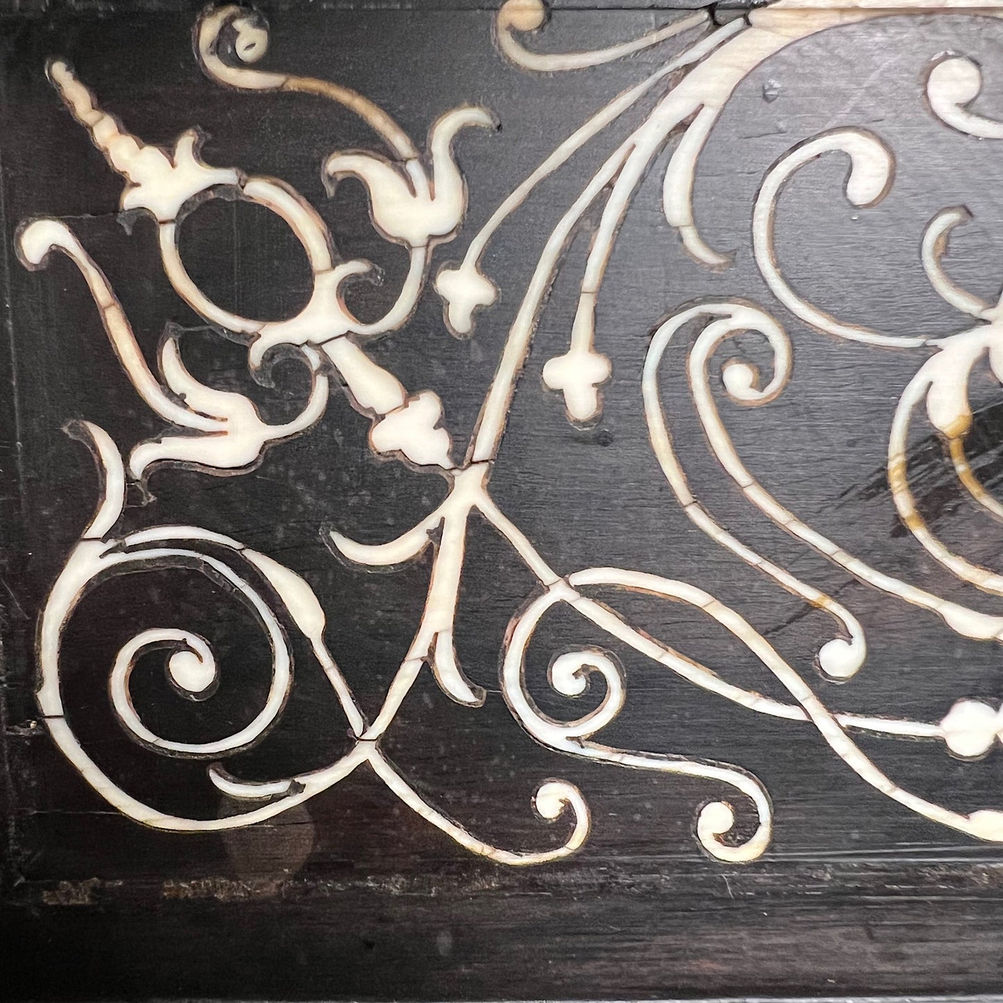 Italian Ebonised and Ivory Inlaid Cabinet on Stand c.1680