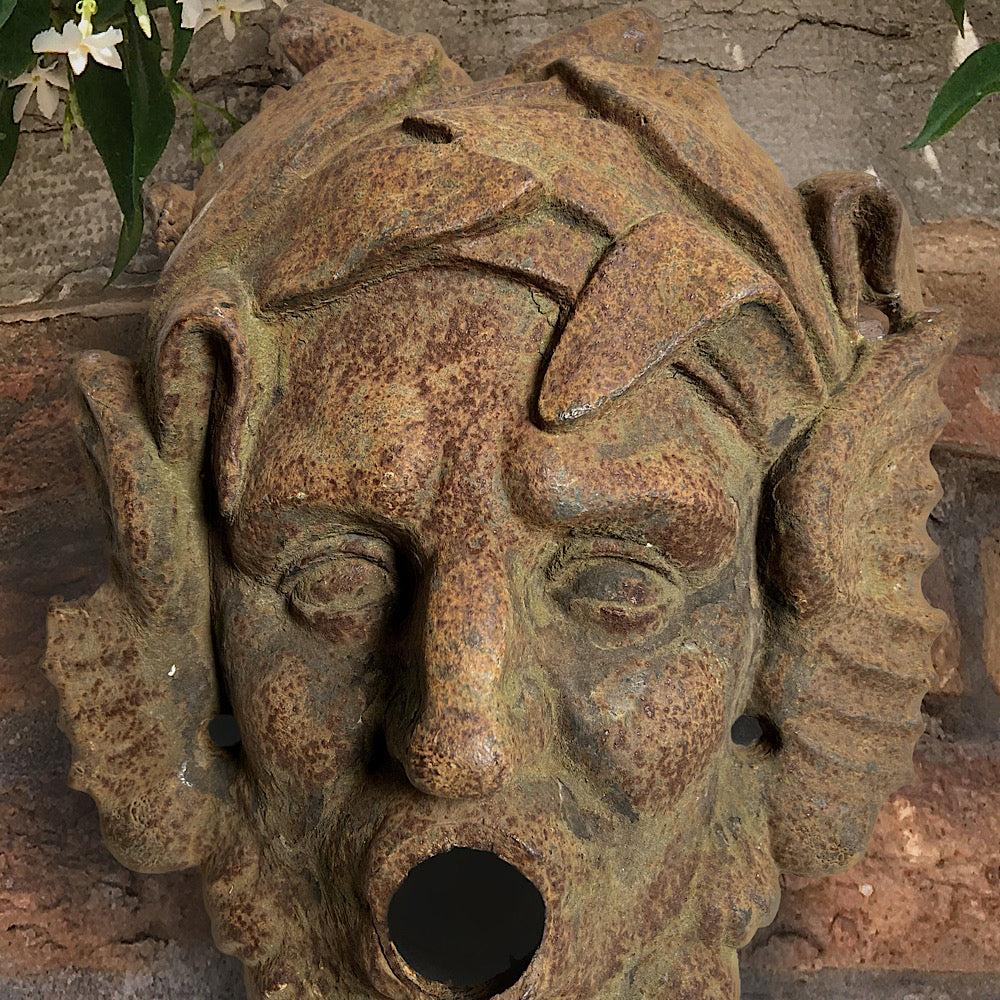 Val d’Osne Water God Fountain Head ‘Mascaron’ Mask c.1850