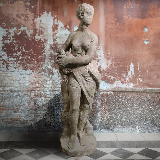 Venetian Renaissance Statue of Nymph with Shells c.1550