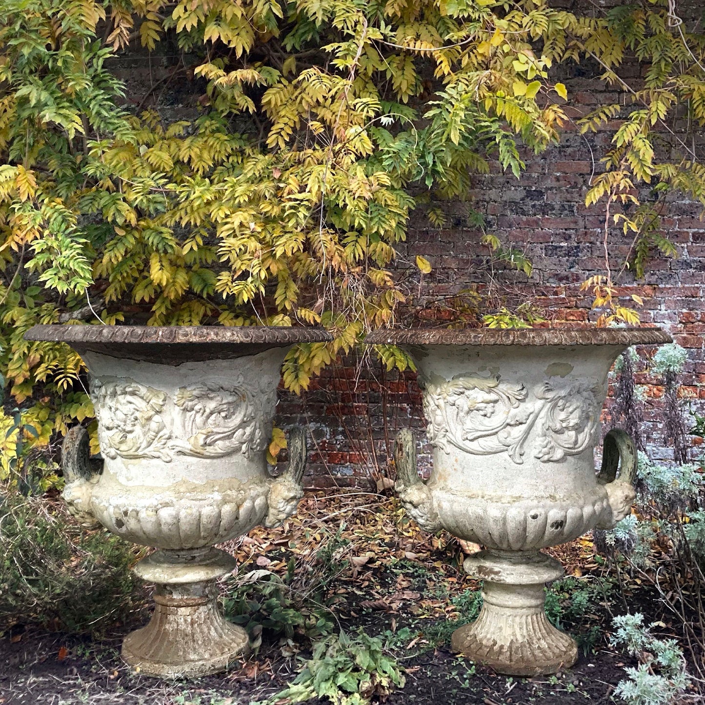 Pair of Huge Handyside Campana Urns c.1880